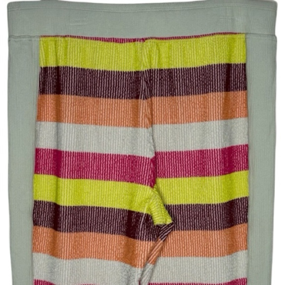 Free People Movement Melody Kick Flares Sherbet Stripe Yoga Pants Size Large EUC - Picture 7 of 14